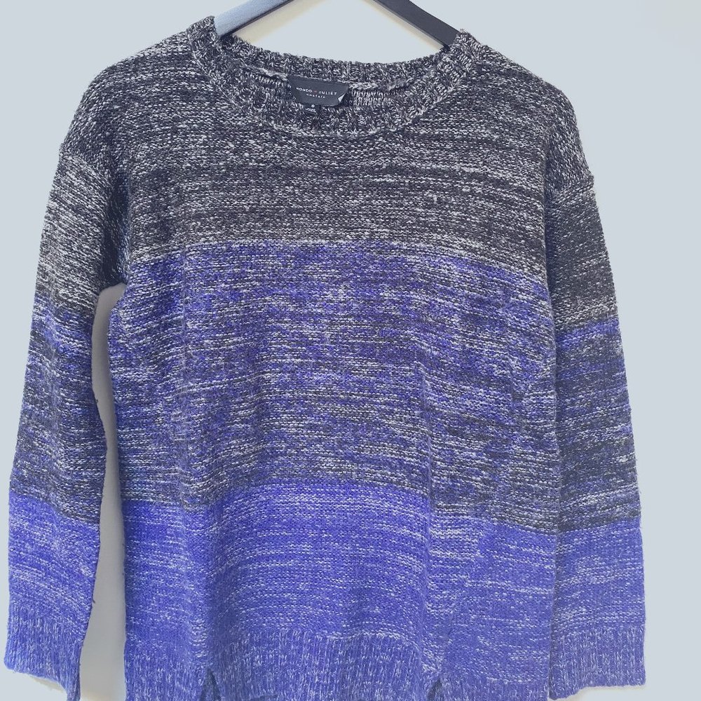 Romeo + Juliet Couture Blue/Black Sweater - Size S